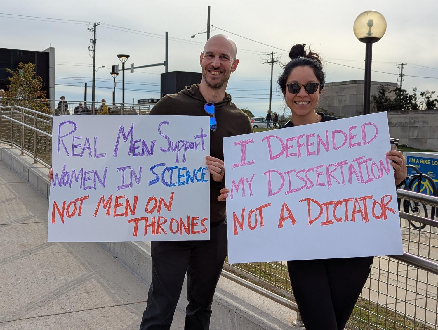 Real Men Support women in Science
I Defended my Dissertation Not a Dictator